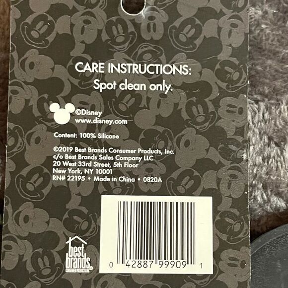 Disney Mickey Mouse 2 pack silicone trivets NWT - Picture 5 of 5